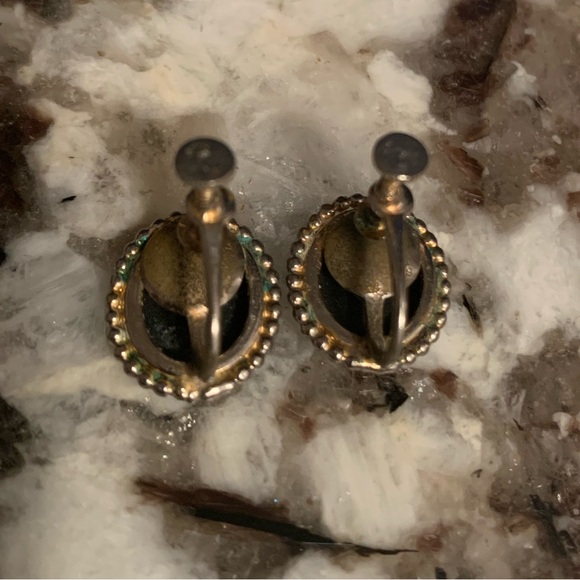 Sterling Silver Vintage Clip-On Earrings - Picture 8 of 9